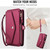 Samsung Galaxy S25 Edge 5G Multifunctional Wallet Detachable Leather Phone Case with Lanyard - Red
