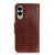 Samsung Galaxy S25 Edge 5G Nappa Texture Horizontal Flip Leather Phone Case - Brown