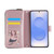 Samsung Galaxy S25 Edge 5G Nine-card Slots Zipper Wallet Bag Leather Phone Case - Rose Gold