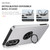 Samsung Galaxy S25 Edge 5G PC + TPU Magnetic Phone Case with Invisible Ring Holder - Silver