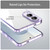 Samsung Galaxy S25 Edge 5G PC Hybrid TPU Airbag Shockproof Phone Case - Transparent Purple