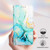 Samsung Galaxy S25 Edge 5G PT003 Marble Pattern Flip Leather Phone Case - Green