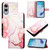 Samsung Galaxy S25 Edge 5G PT003 Marble Pattern Flip Leather Phone Case - Rose Gold Samsung Galaxy S25 Edge 5G PT003 Marble Pattern Flip Leather Phone Case - Rose Gold