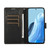 Samsung Galaxy S25 Edge 5G PU Genuine Leather Texture Embossed Line Phone Case - Black