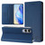 Samsung Galaxy S25 Edge 5G RC01 Dual-Folded Magnetic Suction RFID Leather Phone Case - Dark Blue