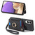 Samsung Galaxy S25 Edge 5G Retro Skin-feel Ring Multi-card Wallet Phone Case - Black Samsung Galaxy S25 Edge 5G Retro Skin-feel Ring Multi-card Wallet Phone Case - Black