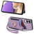 Samsung Galaxy S25 Edge 5G Retro Skin-feel Ring Multi-card Wallet Phone Case - Purple Samsung Galaxy S25 Edge 5G Retro Skin-feel Ring Multi-card Wallet Phone Case - Purple
