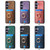 Samsung Galaxy S25 Edge 5G Retro Splitable Magnetic Card Bag Leather Phone Case - Purple
