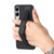 Samsung Galaxy S25 Edge 5G Retro Wristband Holder Leather Back Phone Case - Black