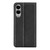 Samsung Galaxy S25 Edge 5G Retro-skin Magnetic Suction Leather Phone Case - Black
