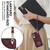 Samsung Galaxy S25 Edge 5G Rhombic Texture Card Bag Phone Case with Long Lanyard - Wine Red