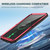 Samsung Galaxy S25 Edge 5G R-JUST Sliding Camera Life Waterproof Holder Phone Case - Red