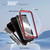 Samsung Galaxy S25 Edge 5G R-JUST Sliding Camera Life Water Resistant Holder Phone Case - Red