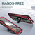 Samsung Galaxy S25 Edge 5G R-JUST Sliding Camera Life Waterproof Holder Phone Case - Red