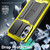 Samsung Galaxy S25 Edge 5G R-JUST Sliding Camera Life Water Resistant Holder Phone Case - Yellow