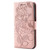 Samsung Galaxy S25 Edge 5G Rose Butterfly Embossed Leather Phone Case - Rose Gold
