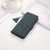 Samsung Galaxy S25 Edge 5G Side-Magnetic TJ Genuine Leather RFID Phone Case - Green