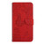 Samsung Galaxy S25 Edge 5G Skin Feel Butterfly Embossed Flip Leather Phone Case - Red Samsung Galaxy S25 Edge 5G Skin Feel Butterfly Embossed Flip Leather Phone Case - Red