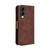 Samsung Galaxy S25 Edge 5G Skin Feel Calf Texture Card Slots Leather Phone Case - Brown