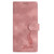 Samsung Galaxy S25 Edge 5G Skin Feel Embossed Feather Leather Phone Case - Pink