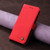 Samsung Galaxy S25 Edge 5G Skin Feel Life Tree Metal Button Leather Phone Case - Red