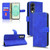 Samsung Galaxy S25 Edge 5G Skin Feel Magnetic Flip Leather Phone Case - Blue