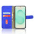 Samsung Galaxy S25 Edge 5G Skin Feel Magnetic Flip Leather Phone Case - Blue