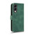 Samsung Galaxy S25 Edge 5G Skin Feel Magnetic Flip Leather Phone Case - Green