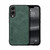 Samsung Galaxy S25 Edge 5G Skin Feel Magnetic Leather Back Phone Case - Green