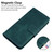 Samsung Galaxy S25 Edge 5G Skin Feel Pure Color Flip Leather Phone Case - Green