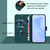 Samsung Galaxy S25 Edge 5G Skin Feel Solid Color Leather Phone Case with Lanyard - Dark Green