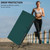 Samsung Galaxy S25 Edge 5G Skin Feel Solid Color Leather Phone Case with Lanyard - Dark Green