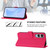 Samsung Galaxy S25 Edge 5G Skin Feel Solid Color Leather Phone Case with Lanyard - Rose Red