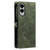 Samsung Galaxy S25 Edge 5G Skin Feel Totem Embossed Leather Phone Case - Deep Green