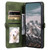 Samsung Galaxy S25 Edge 5G Skin Feel Totem Embossed Leather Phone Case - Deep Green