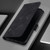 Samsung Galaxy S25 Edge 5G Skin-feel Embossed Leather Phone Case - Black