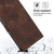 Samsung Galaxy S25 Edge 5G Skin-feel Embossed Leather Phone Case - Brown
