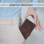 Samsung Galaxy S25 Edge 5G Skin-feel Embossed Leather Phone Case - Brown