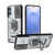 Samsung Galaxy S25 Edge 5G Sliding Camshield TPU + PC Shockproof Phone Case with Holder - Grey