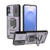 Samsung Galaxy S25 Edge 5G Sliding Camshield TPU + PC Shockproof Phone Case with Holder - Purple