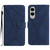 Samsung Galaxy S25 Edge 5G Stitching Embossed Leather Phone Case - Blue