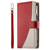 Samsung Galaxy S25 Edge 5G Stitching Multi-card Zipper Wallet Leather Phone Case with Short Strap - Red