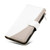 Samsung Galaxy S25 Edge 5G Stitching Multi-card Zipper Wallet Leather Phone Case with Short Strap - White