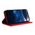 Samsung Galaxy S25 Edge 5G Strong Magnetic Frosted Flip Leather Phone Case - Red