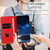 Samsung Galaxy S25 Edge 5G Strong Magnetic Frosted Flip Leather Phone Case - Red