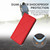Samsung Galaxy S25 Edge 5G Strong Magnetic Frosted Flip Leather Phone Case - Red