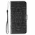 Samsung Galaxy S25 Edge 5G Sun Mandala Embossing Pattern Phone Leather Case - Black