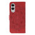 Samsung Galaxy S25 Edge 5G Sun Mandala Embossing Pattern Phone Leather Case - Red Samsung Galaxy S25 Edge 5G Sun Mandala Embossing Pattern Phone Leather Case - Red