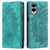 Samsung Galaxy S25 Edge 5G Totem Embossed Magnetic Leather Phone Case - Green