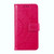 Samsung Galaxy S25 Edge 5G Totem Flower Embossed Leather Phone Case with Lanyard - Red